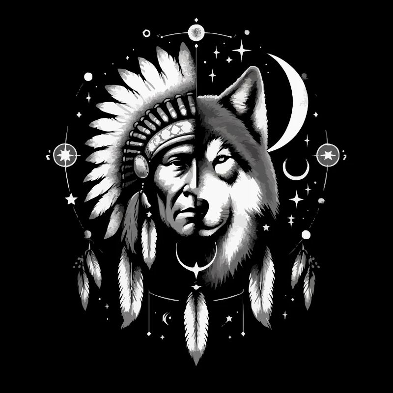 Native American Cherokee-Apache Indian