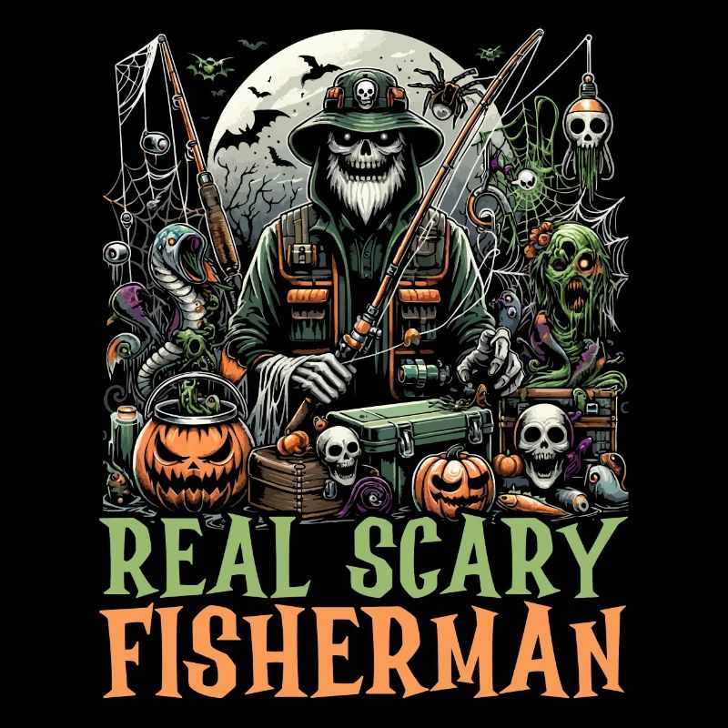 Déguisement d'Halloween amusant pour les pêcheurs