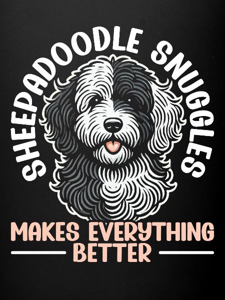 Chien Sheepadoodle mignon