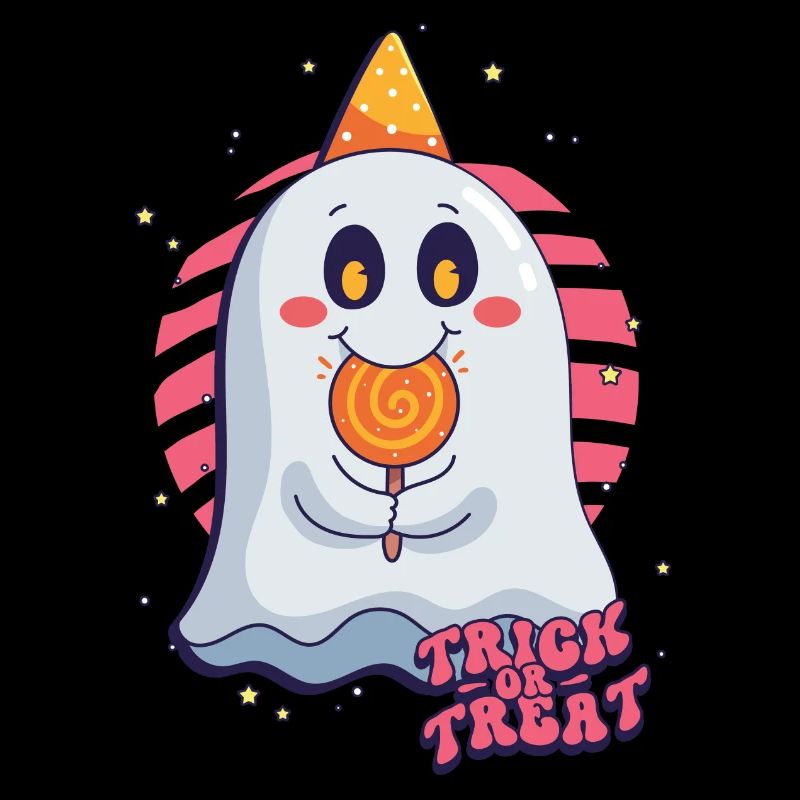 Süsses oder Saures Halloween Geist