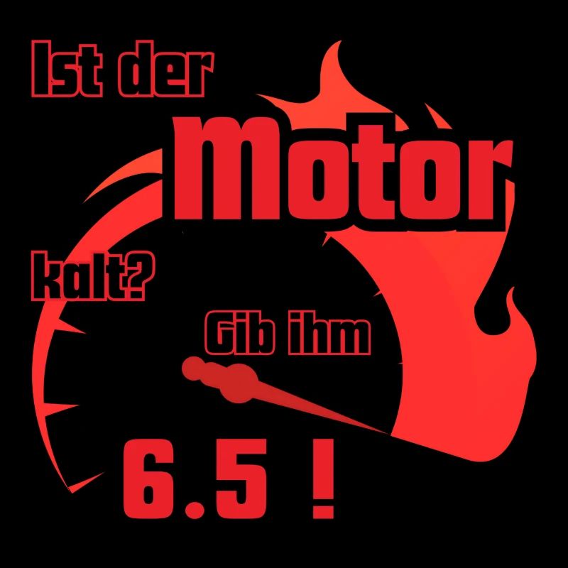 If the engine is cold, give it 6.5!