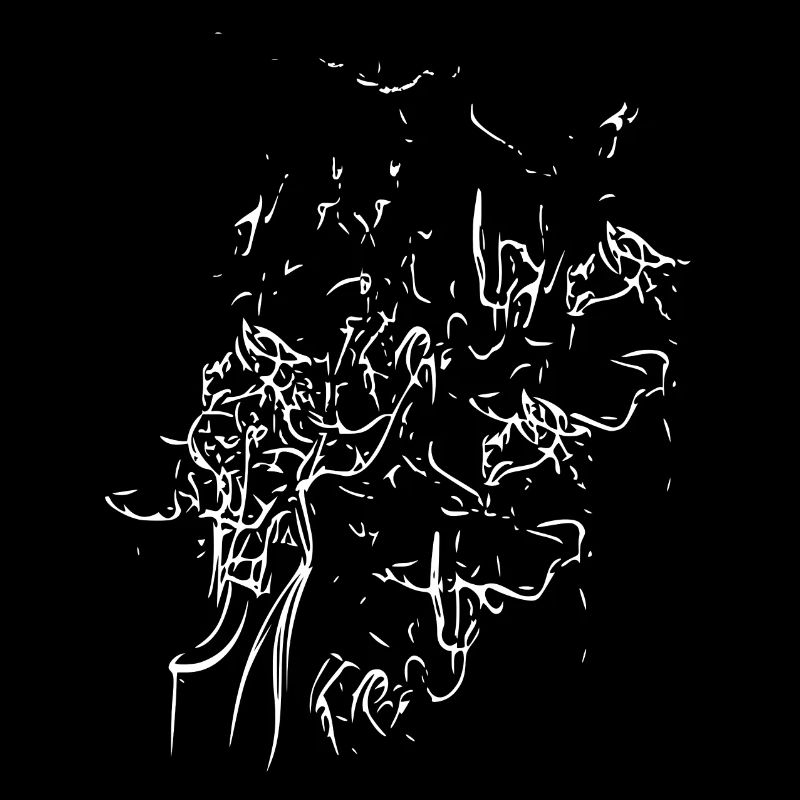 Conception abstraite - ligne / blanc