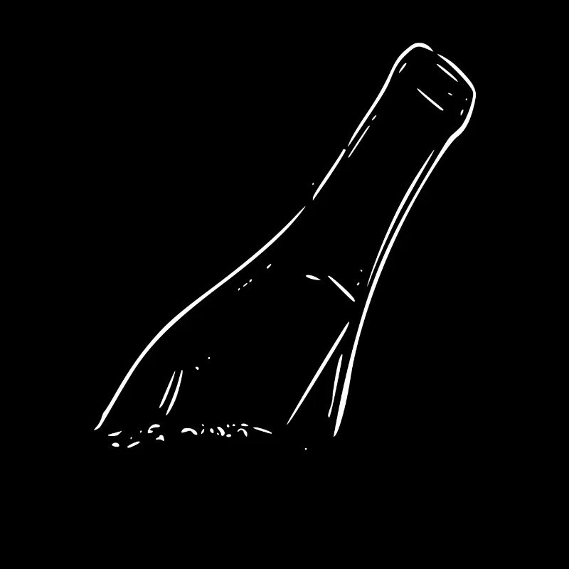 Message dans une bouteille lumineuse