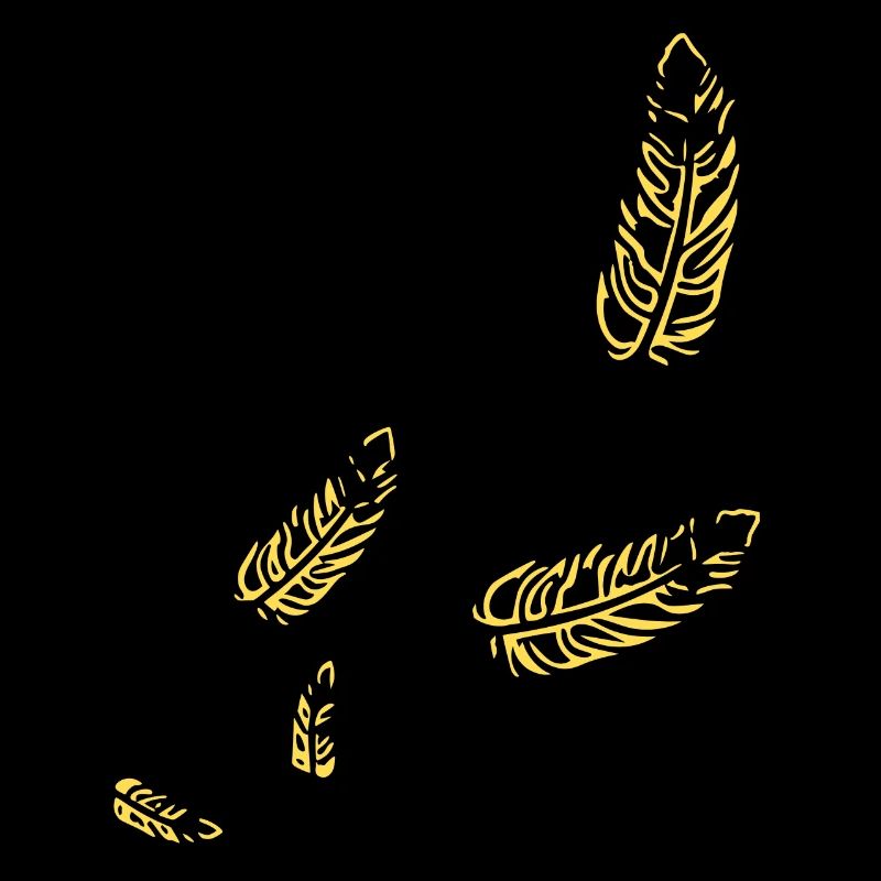 Feathers - Symbol / gold