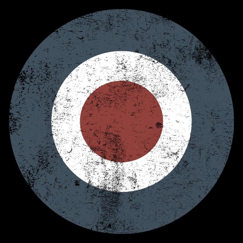 Mod Target blue vintage