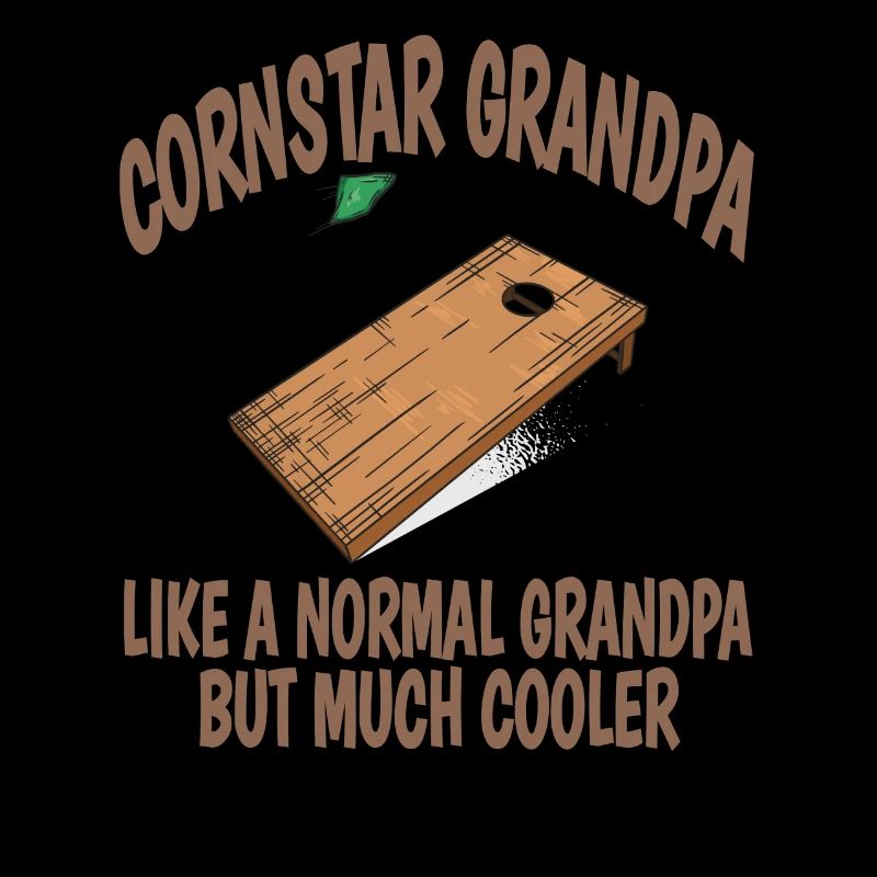 Cornstar Grandpa Cornhole Player Grandpa Gift Idea