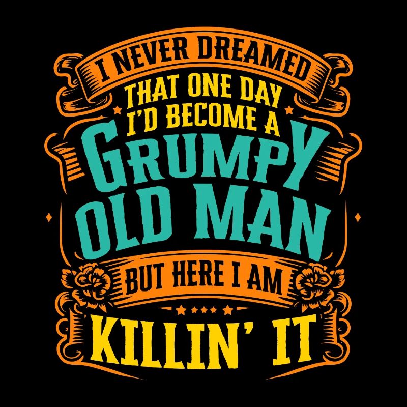 Opa Großvater Geschenkidee Become A Grumpy Old Man