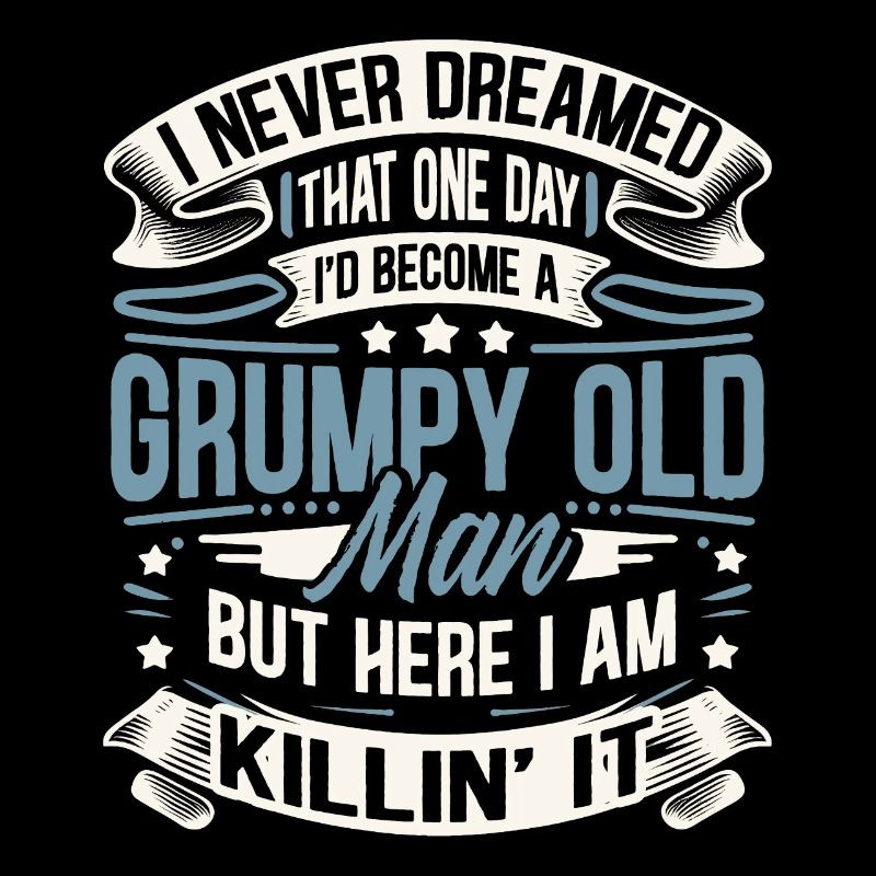 Opa Großvater Geschenkidee Become A Grumpy Old Man