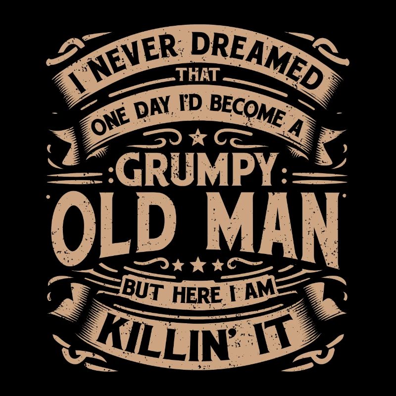 Opa Großvater Geschenkidee Become A Grumpy Old Man