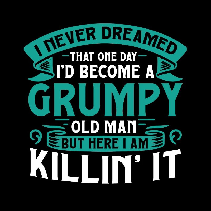 Opa Großvater Geschenkidee Become A Grumpy Old