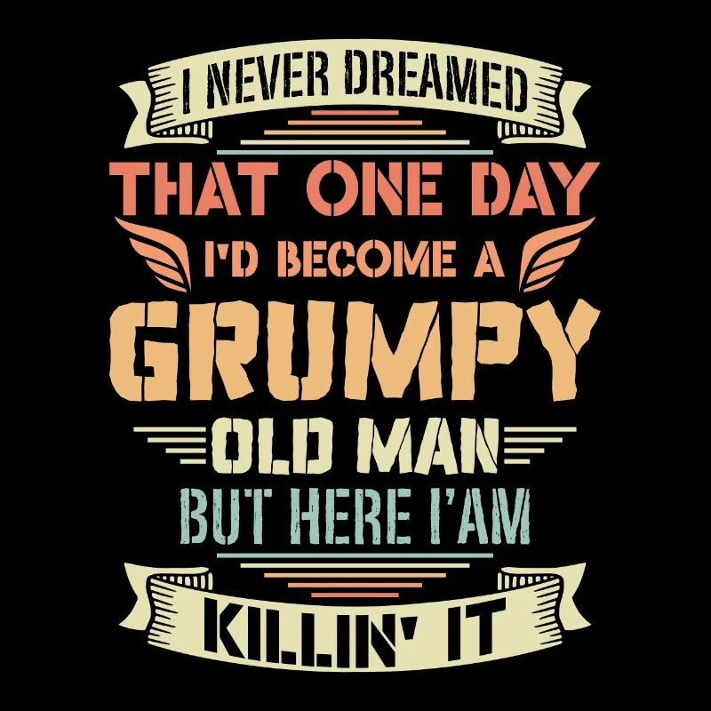Opa Großvater Geschenkidee Become A Grumpy Old Man