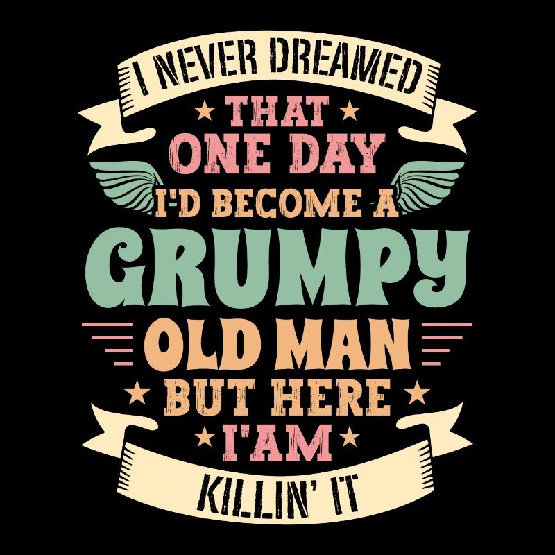 Opa Großvater Geschenkidee Become A Grumpy Old Man