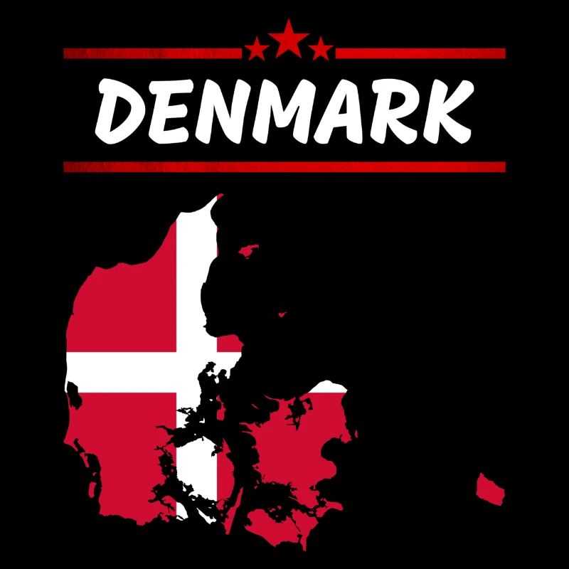 Denmark flag Copenhagen countries outline EU