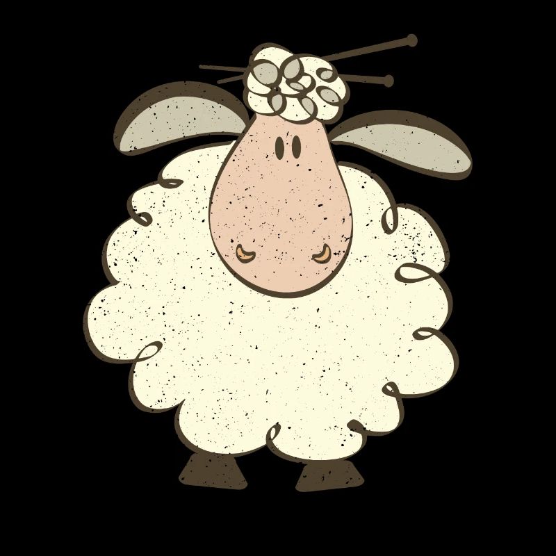Silhouette Sheep Farmer Farmer Shepherd Wool