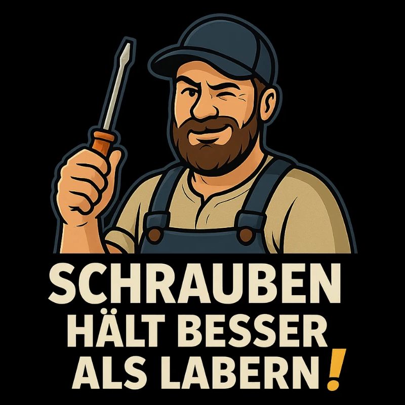 Schrauben hält besser als Labern