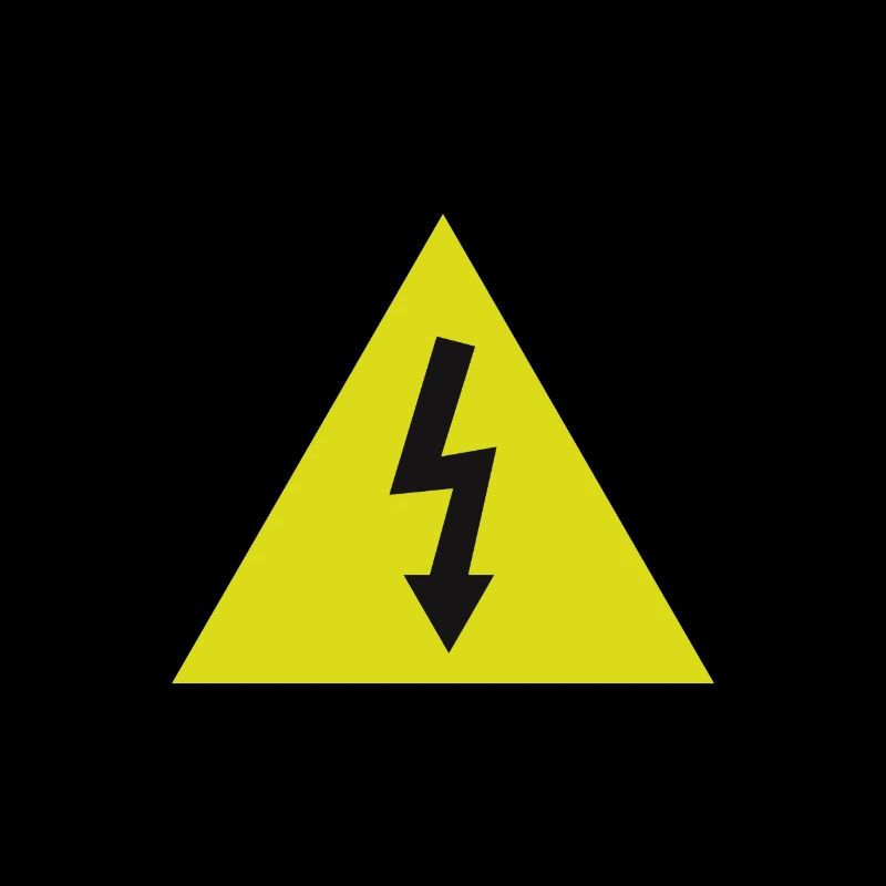 signal de danger d'électricité