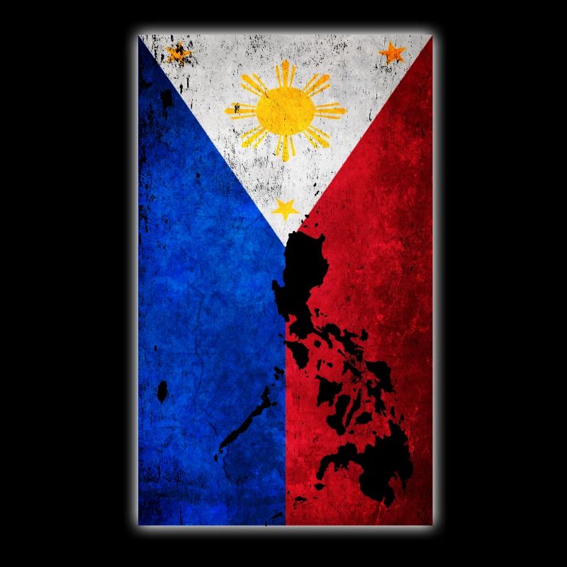 Drapeau philippin carte pilipins tagalog philippin