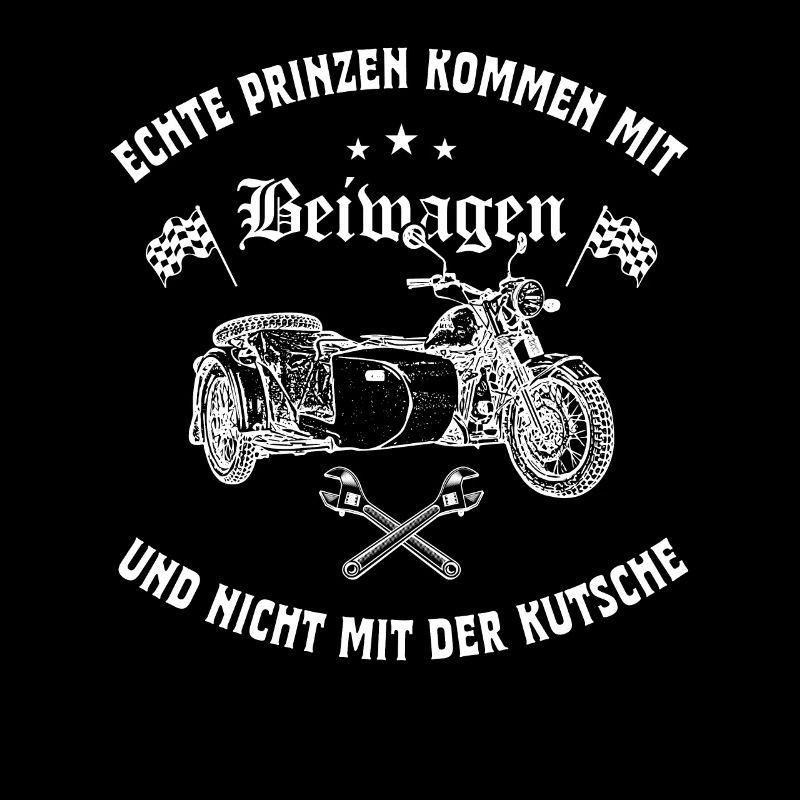 Echte prinzen kommen mit Ural Beiwagen