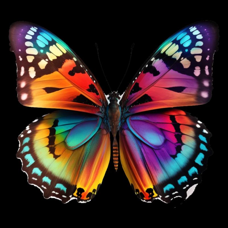 Conception colorée de papillon
