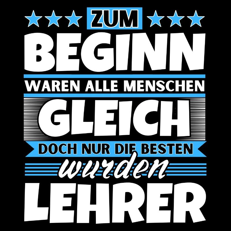 Zum Beginn gleich die besten wurden Lehrer