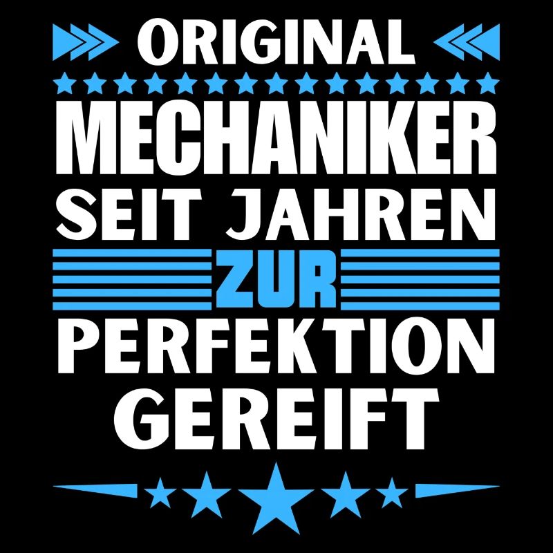 Zur Perfektion gereifter Mechaniker