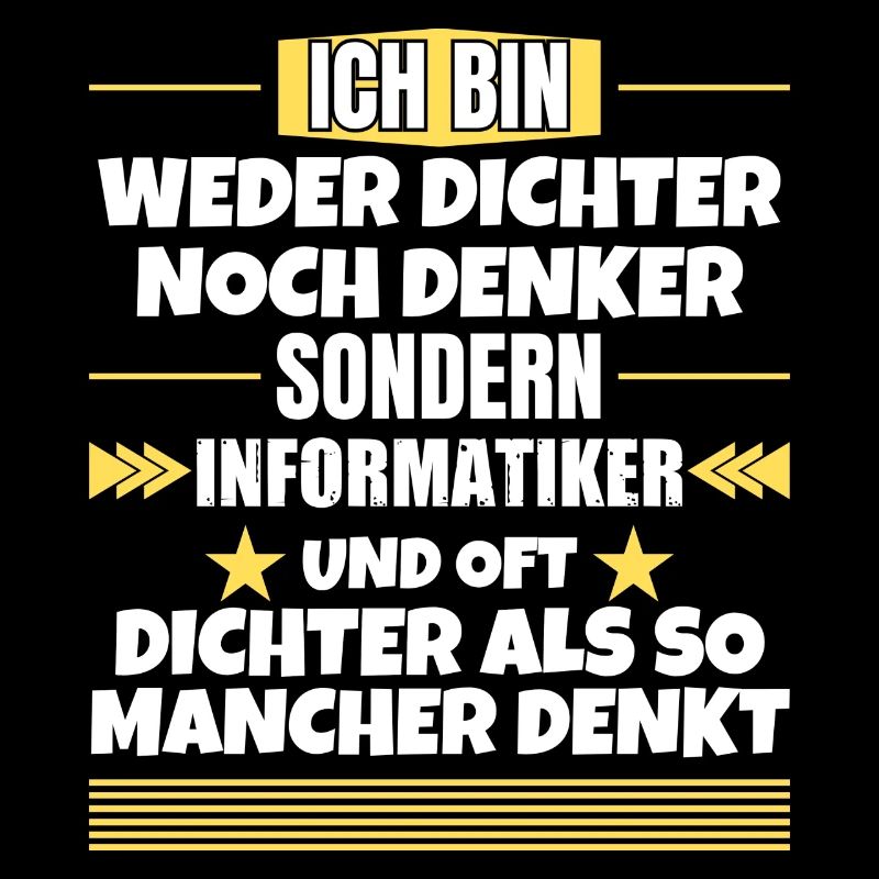 Neither poet nor thinker, but computer scientist