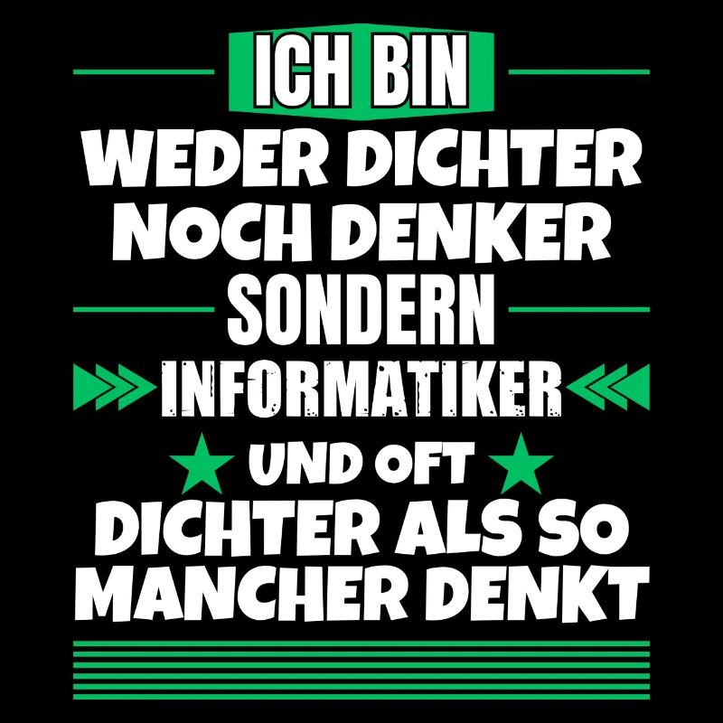 Neither poet nor thinker, but computer scientist