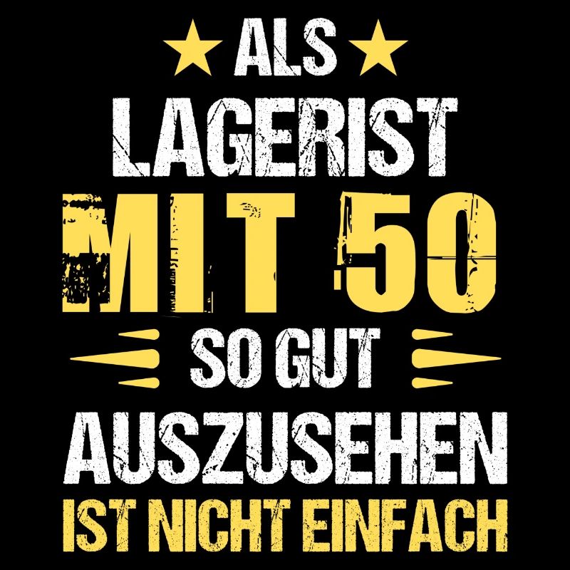 Mit 50 gut aussehender Lagerist