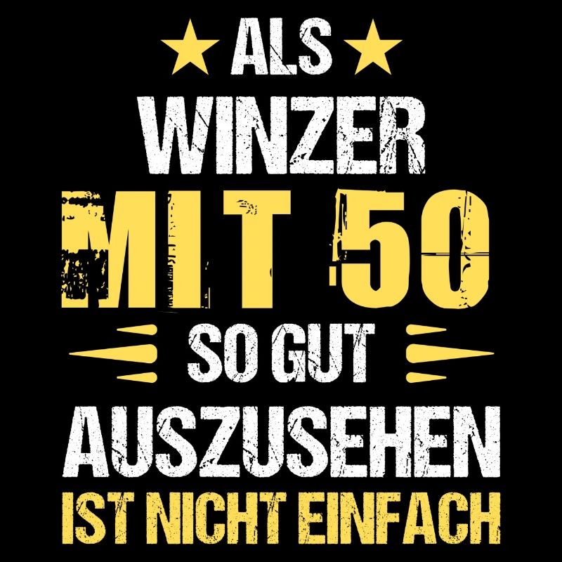 Mit 50 gut aussehender Winzer