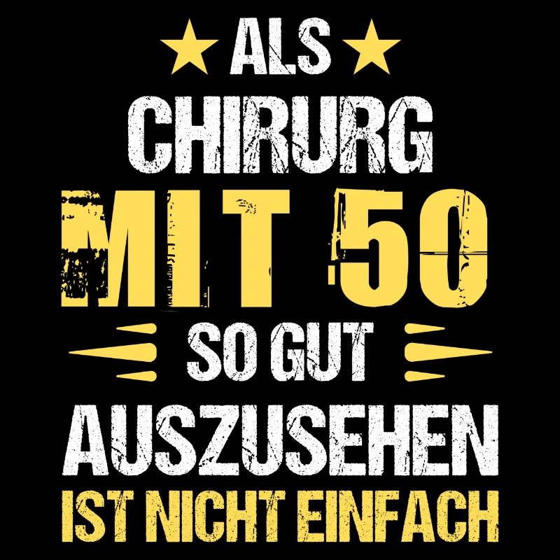 Mit 50 gut aussehender Chirurg