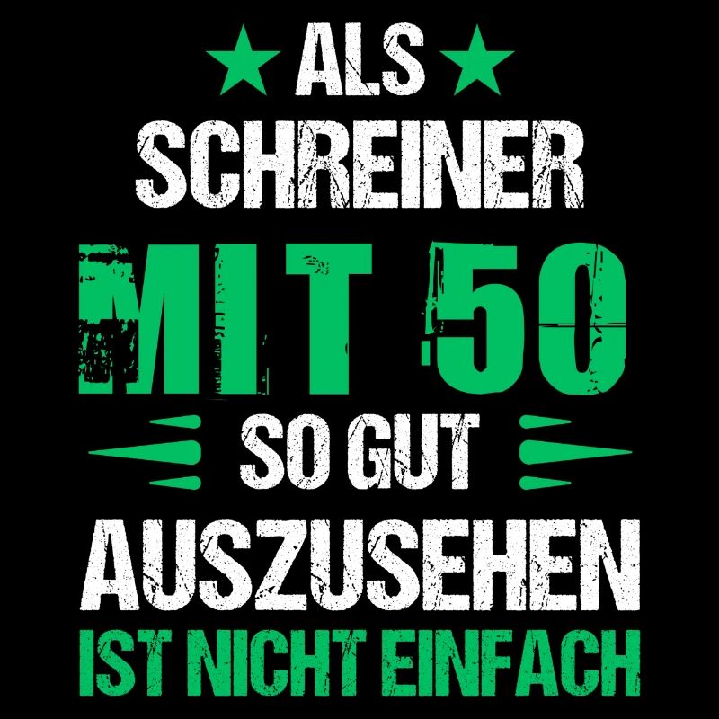 Mit 50 gut aussehender Schreiner