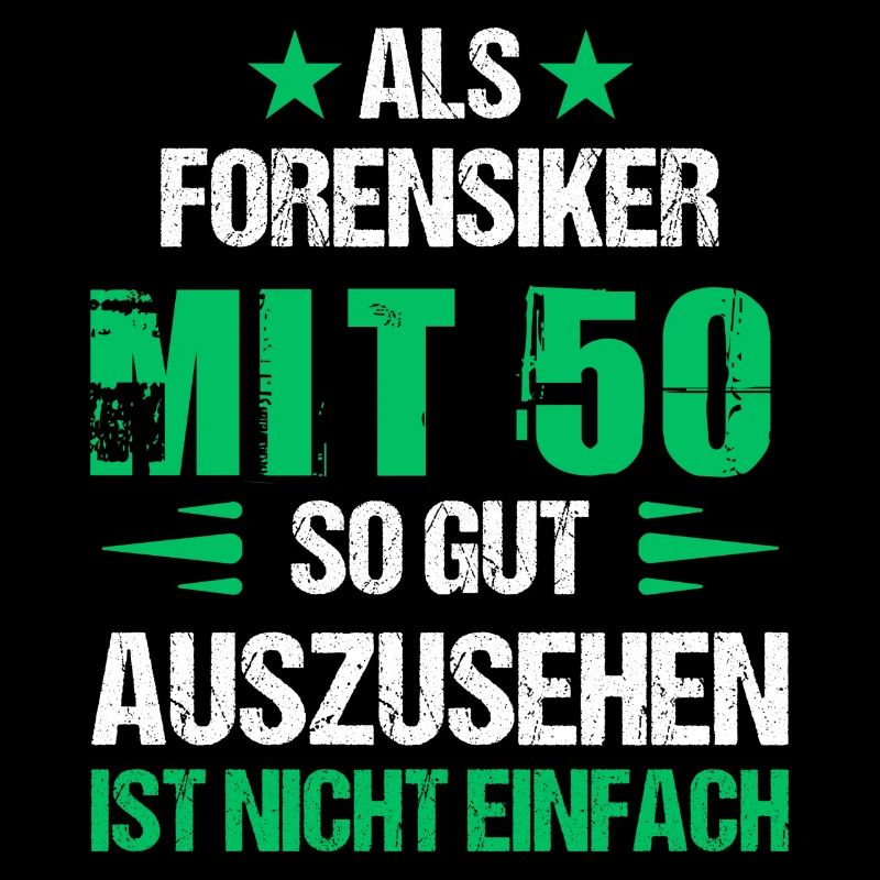 Mit 50 gut aussehender Forensiker
