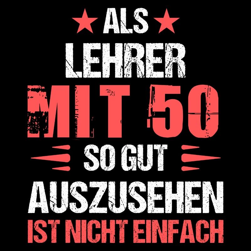 Mit 50 gut aussehender Lehrer