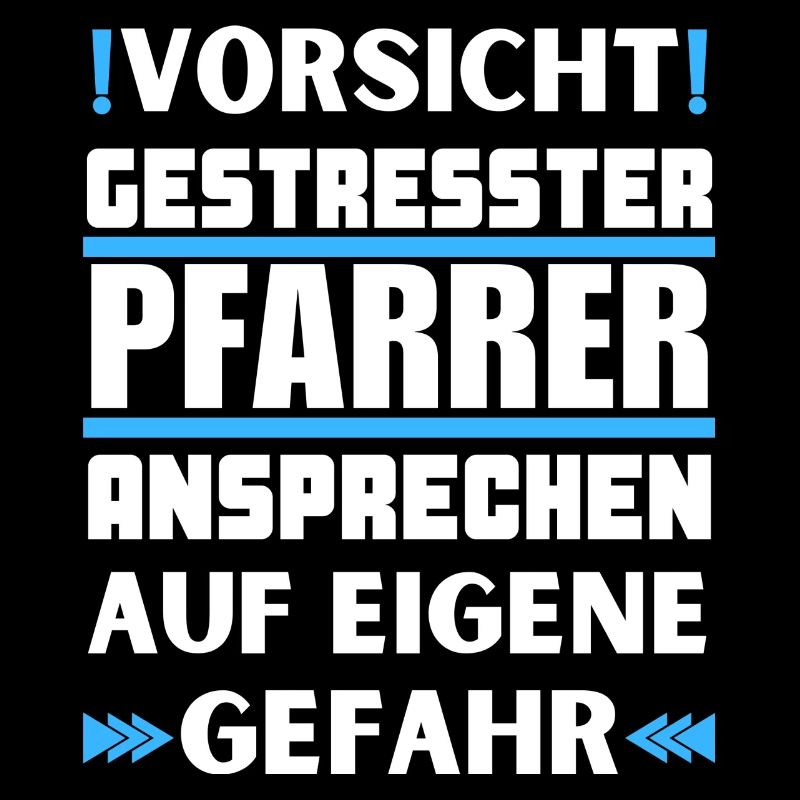 Gestresster Pfarrer nicht ansprechen!