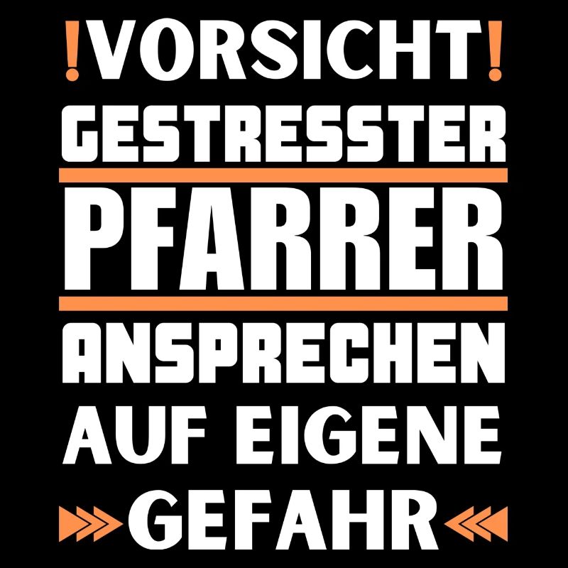 Gestresster Pfarrer nicht ansprechen!