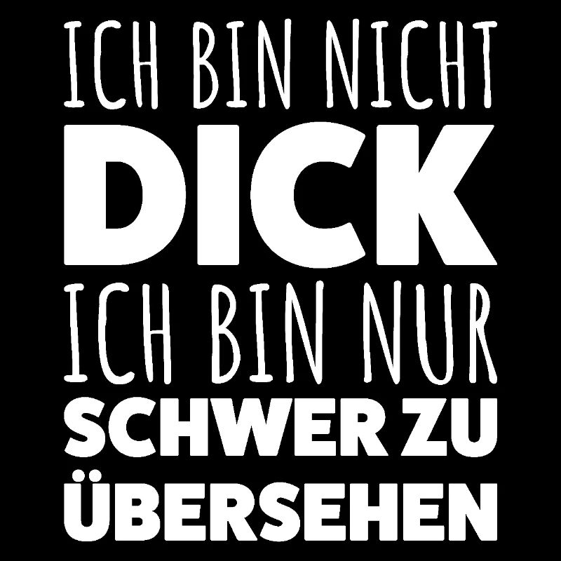 Nicht dick, schwer zu übersehen