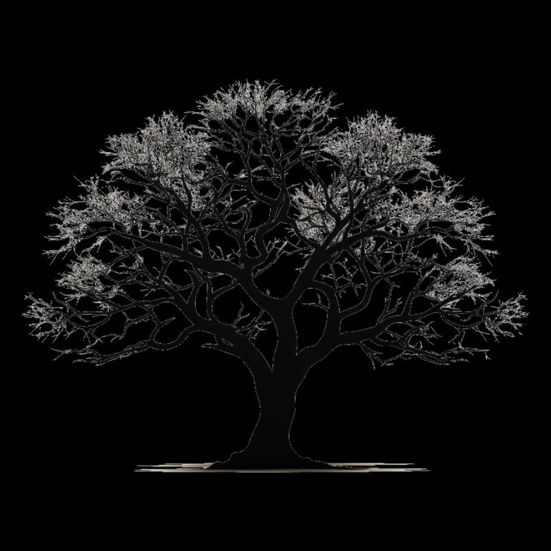 Einfache Baum Silhouette