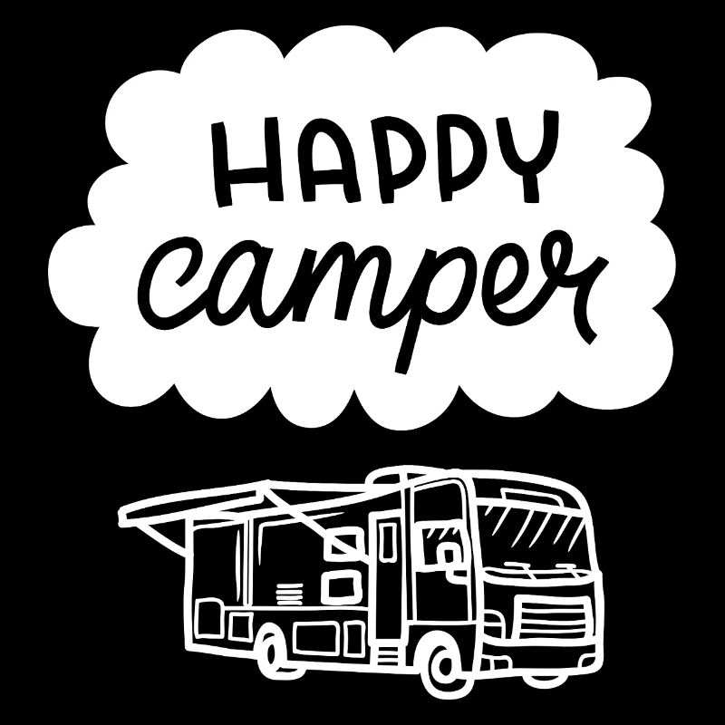 Campeur heureux
