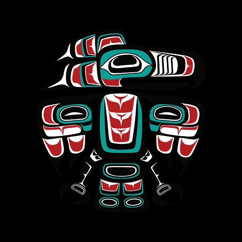 Haida Tlingit Native Raven Thunderbird