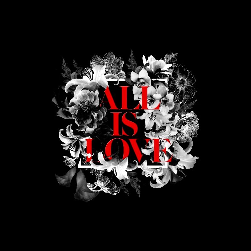 tout est amour affiche de fleur