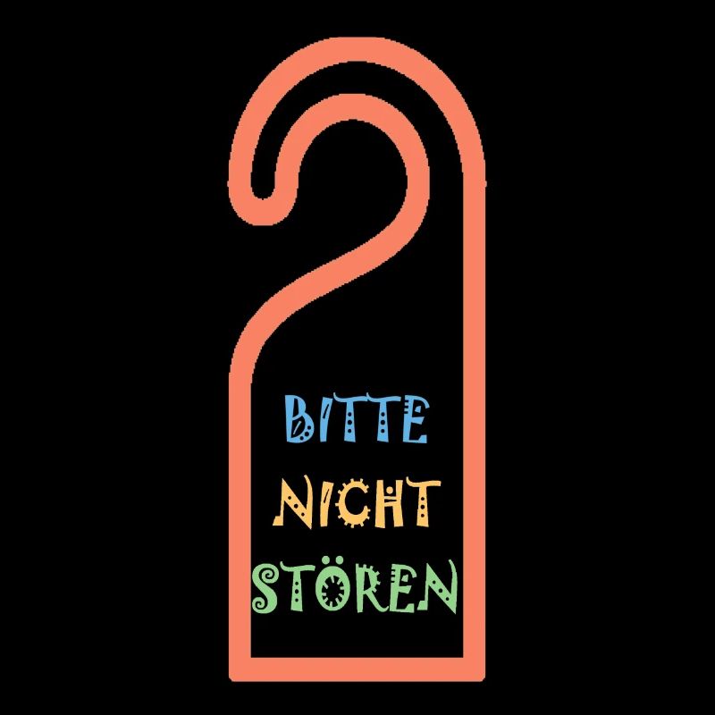 bitte nicht stören schild