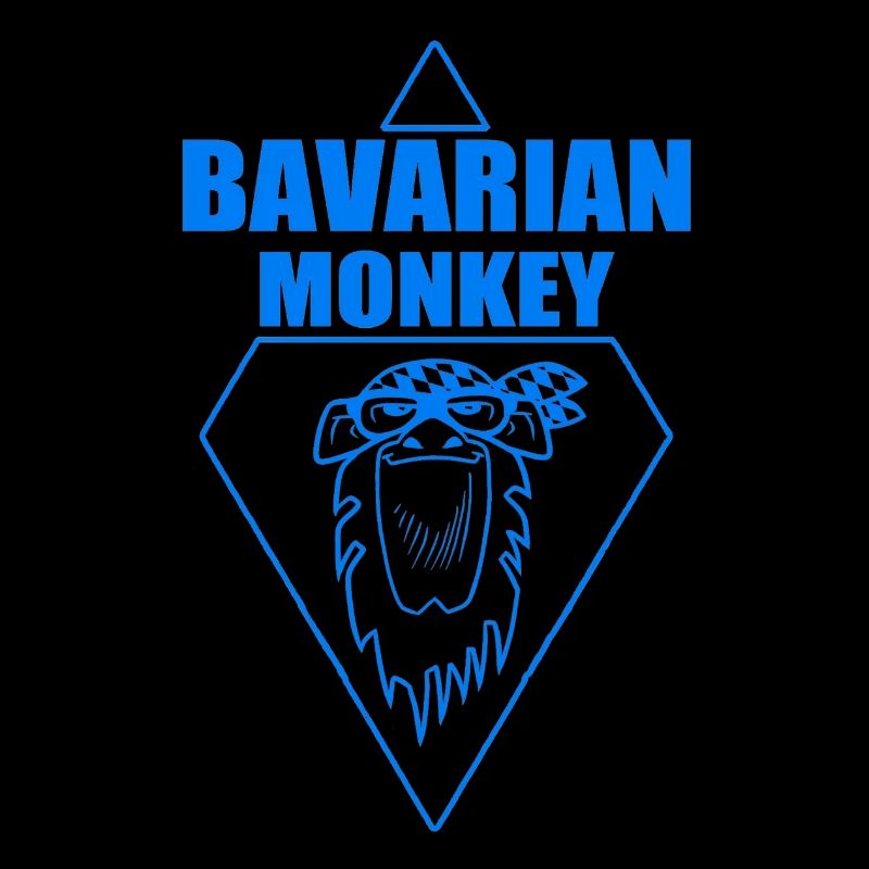 Bavarian Monkey label