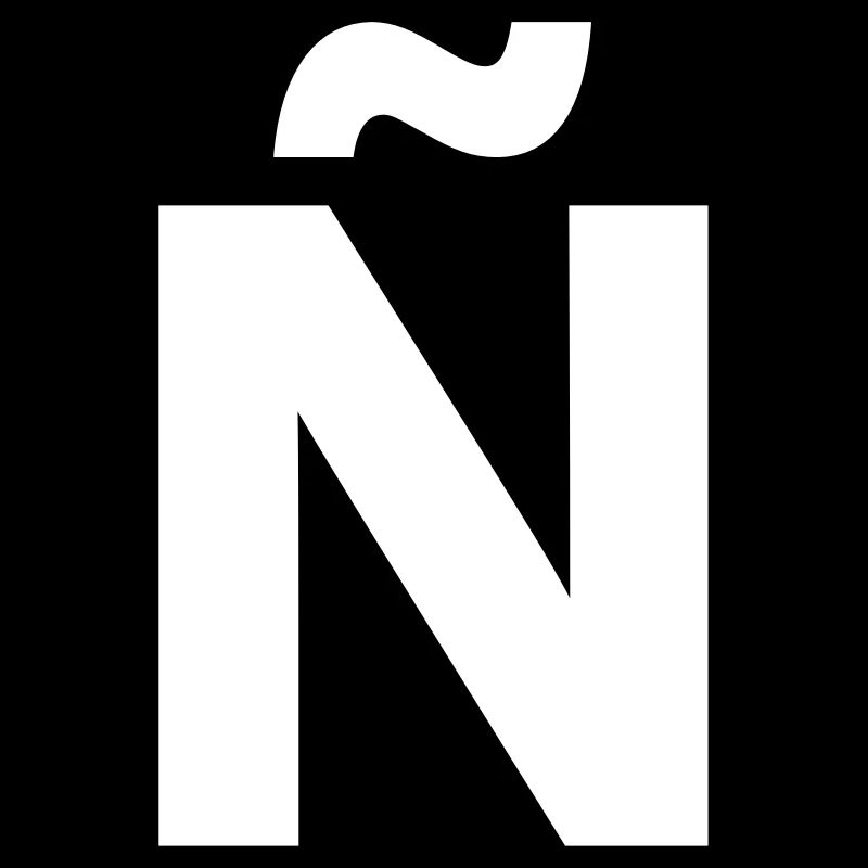 Ñ / N avec tilde / typographie / lettre
