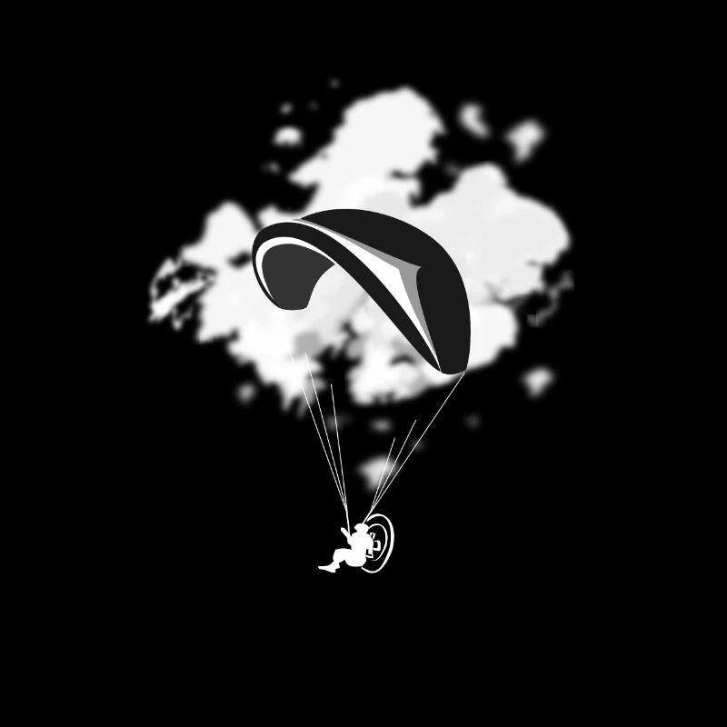 Paramotoring parapente avec moteur