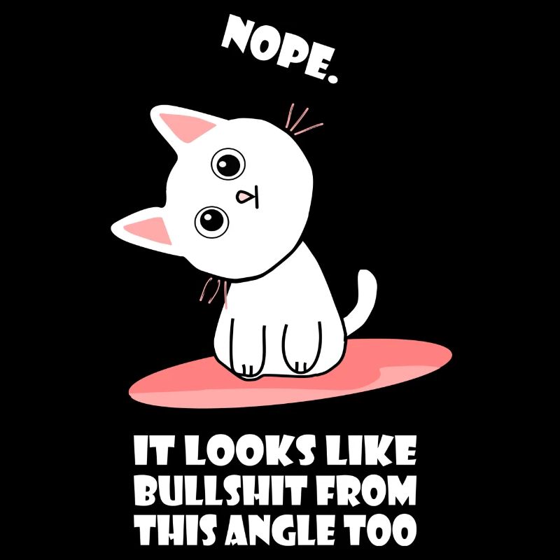 Chat sous un angle différent - conneries