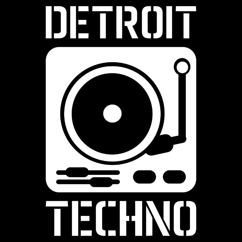 Detroit techno Geschenk Rave Spruch