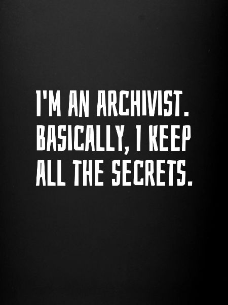 Je suis archiviste
