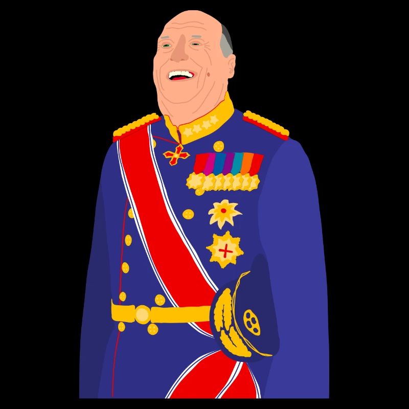 «Sa Majesté le Roi Harald V»