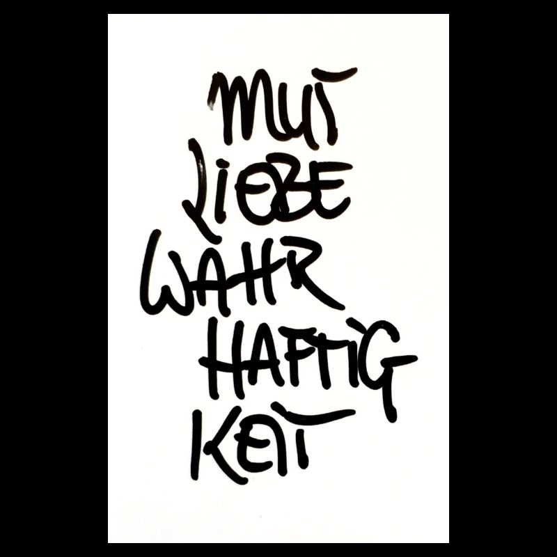 COURAGE, AMOUR, VÉRACITÉ