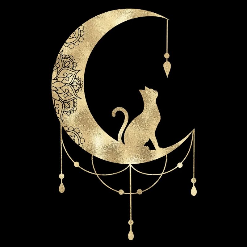 Die Katze im Mond